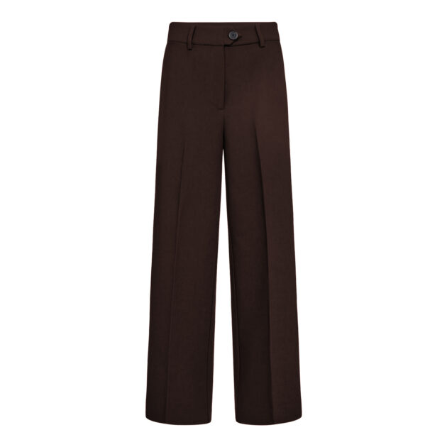 Co´Couture - Volacc Carrot Pleat Pant 31560 - 145 - Dark Brown